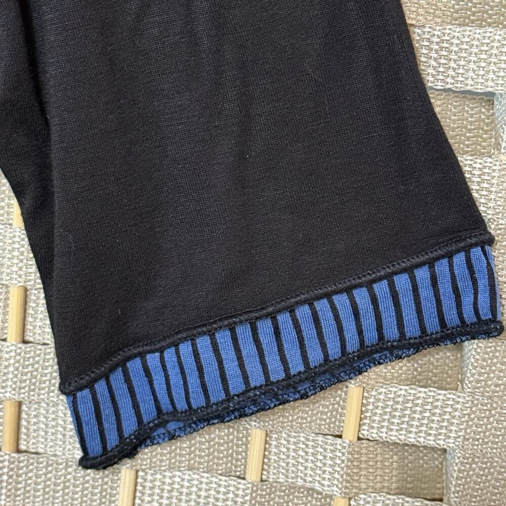 Parsley & Sage 3/4 Sleeve Knit Tunic Women’s M Blue Multi Media Patchwork Tee - Picture 5 of 8